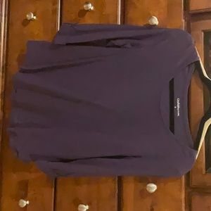 Purple Long Sleeve T Shirt
